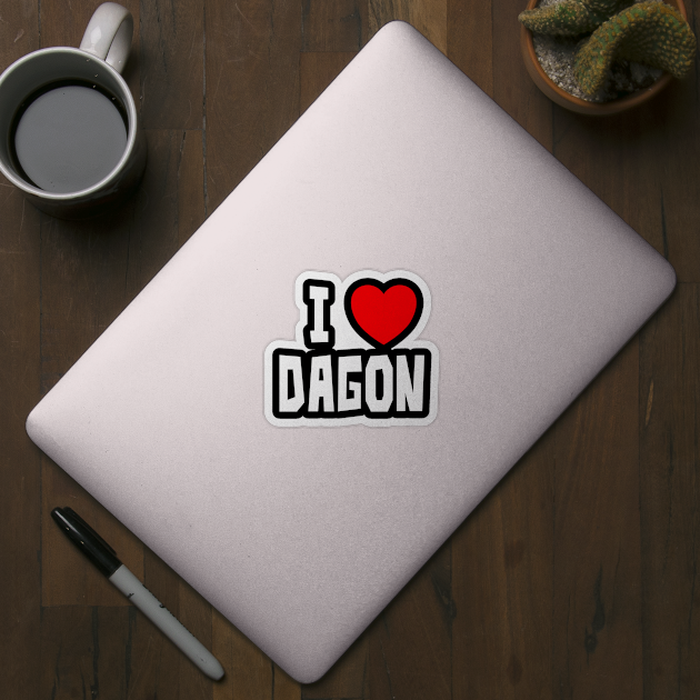 I Love Dagon (WT) by StudioX27